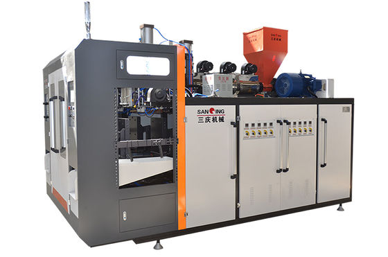 Ποιότητα  CE Jar Blow Molding Machine 2 Die Heads Plastic Water Bottle Blowing Machine 11kw Εργοστάσιο