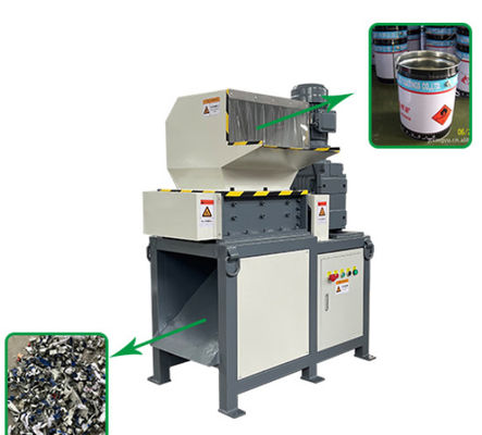 ISO9001 βοηθητική μηχανή 300kg/H θραυστήρων αποβλήτων μετάλλων μηχανών 3kW